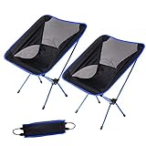 HASLE OUTFITTERS Camping Chair Portable Folding Ultralight Chair Backpacking Lightweight Outdoor Chair for Travel Picnic Hiking Beach Fishing