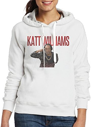 OKBEN Women's Katt Williams Sweatshirt Hoodie White