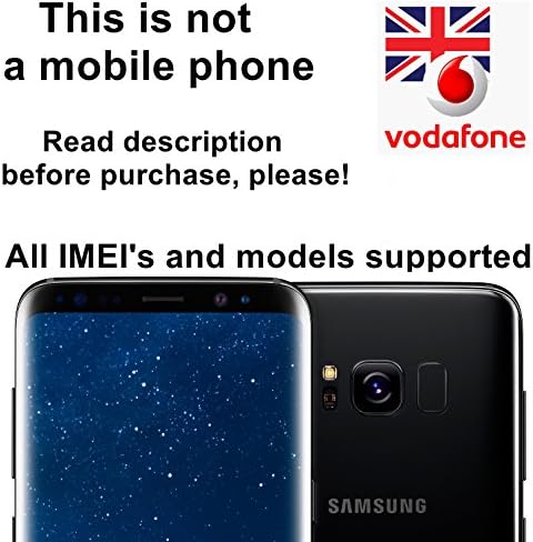 Vodafone UK Factory Unlock Service for Samsung Galaxy S8, S8+, S7, S7 Edge, S6, S6 Edge and Other Models - All IMEI's Supported - Feel the Freedom