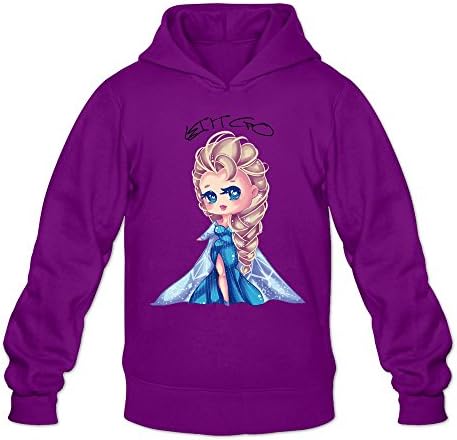 MARY Men's For The First Time In Forever Frozen Hoodies Purple