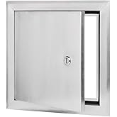 Premier 24x24 Universal Aluminum Access Panel Door with Screwdriver Latch, Insulated for Exterior Application Wall or Ceiling
