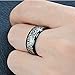 8mm Black Stainless Steel Islamic Mulslim Shahada Ring (6)