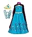 Cokos Box Girls Princess Dress Up Costume Set for Birthday Party - Coronation Edition, Baby-Blue, 6 Years