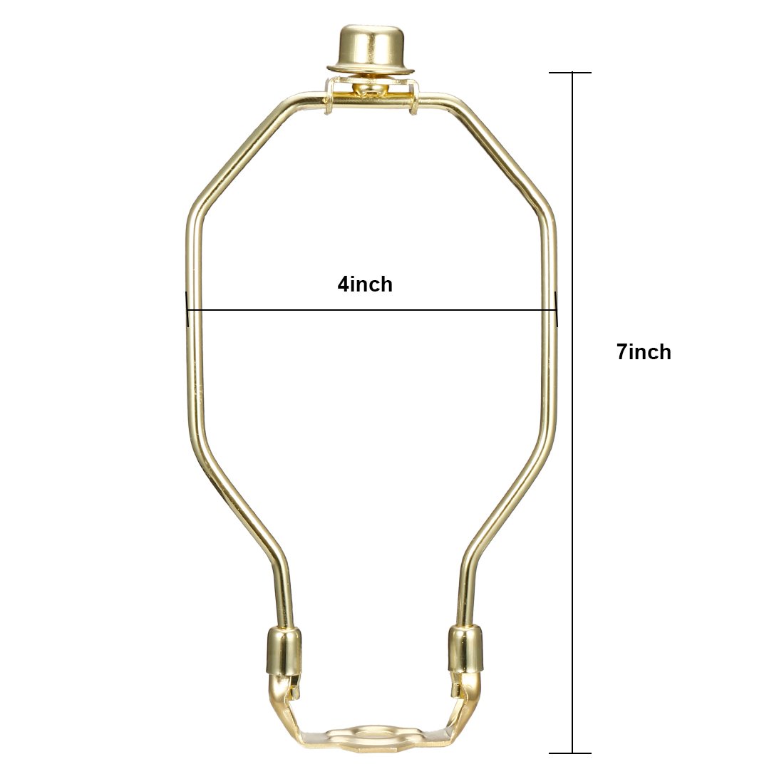 Pantallas sourcing map Juego De Soportes De Remate Arpa De Lámpara De 7