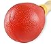 AQUEENLY Plastic Maracas Shakers, Sand Hammer Rattles with Wooden Handles for Percussion, Music Performances - Percussion Instrument (2 Pcs, Red)