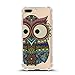 iPhone 7 PLUS Shock Absorbent Case (5.5 inch screen), Cute Owl Design (Compatible with iPhone 7 PLUS ONLY, not iPhone 7)