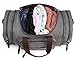 Kenox Oversized Canvas Travel Tote Luggage Weekend Duffel Bag (Grey)