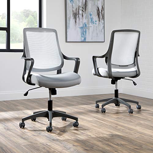 HON BASYX Helium CommercialGrade Light Task Chair, Office Chair, in Platinum Grey (BSX100VA19C