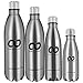 Alpha Armur 12 Oz (350ml) Double Wall Vacuum Insulated Stainless Steel Water Bottle Flask 12 oz bicycle hiking Water Bottle Kids Water Bottle Milk Bottle for Lunch Box with Narrow Mouth, Silver