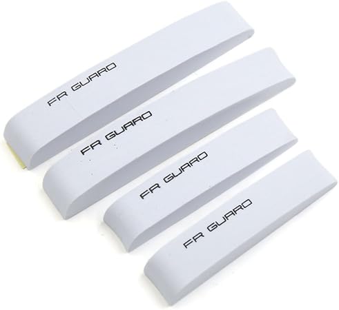 Amazon Uxcell 車のドアガード ドアエッジガード トリム 成形 ストリップ 傷防止プロテクター ホワイト 自動車用 8個入り フロントバンパープロテクター 車 バイク