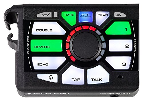 TC Helicon Perform V Vocal Effects Processor Bundle w/2 20-foot XLR Cables and Power Supply