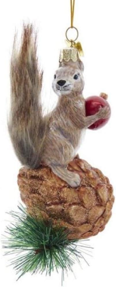 Amazon Co Jp Kurt Adler Nb1568 ノーブルジェムリス松ぼっくりオーナメント 高さ4インチ ガラス ホーム キッチン