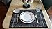 Kuk's Cuisine Kitchen Towels - Ultra Absorbent - 100% Cotton - Size: Jumbo (25.5 in x 17.7 in) - AKA European Tea Towels, Dish Cloths, Dish Towel - Checkered Pattern - Set of Two (Purple & White)