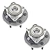 DRIVESTAR 【2WD】 515054 Front Driver and Passenger Side Wheel Hub & Bearing Assembly for Chevy Silverado 1500 1999-2006, for GMC Sierra 1500/Yukon 2000-06, for Cadillac Escalade 02-06, 6-Lug (pair)
