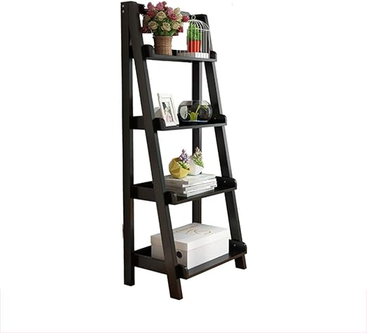Amazon Com Wood Storage Shelves Trapezoid Bookshelf Bookcase