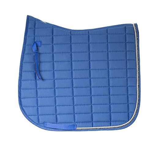 Horze Caesar Quick Dry Lining Dressage Saddle Pad Turquoise Blue Full