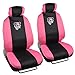 Lady Skull Black & Pink Car Seat Covers & Floor Mats - Full Interior Set - Universal Fit
