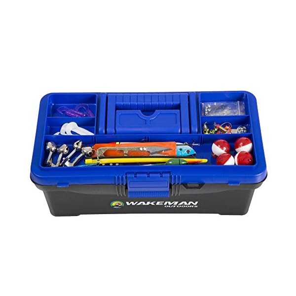 Wakeman-Fishing-Single-Tray-Tackle-Box-55-Pc-Tackle-Kit