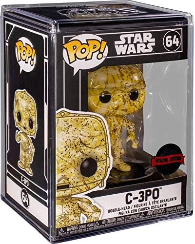 Funko Pop! Star Wars: Futura Skin C-3PO Bobble-Head (Exclusive), Multicolor - Image 4