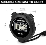 Vicloon Sport Stopwatch Timer Digital Large Display Multi Function view 2