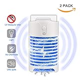 OLIISS Mosquito Killer, Electric Bug Zapper, Plug-in Insect Killer Lamp, Night Light - Fits in AC100-240V Lighting Sensor Control Indoor Use (2 packs)