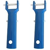 Pool Vacuum Head Handle Replacement Kit with V-Clip &amp; Pin for Pool Spa Vacuum Head &amp; Jet Vacuum (2 Pack)