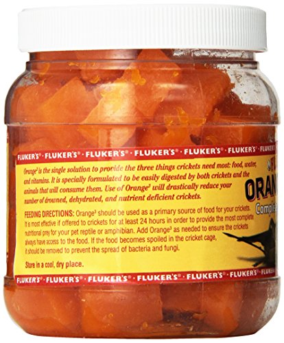 Fluker's 71300 Orange Cube Complete Cricket Diet, 6oz, 6-Ounces