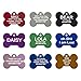 Aluminum Pet ID Tags - Engraved Personalized Dog Tags, Cat Tags Front & Back up to 8 Lines of Text – Bone, Round, Heart, Flower, Paw, House, Star, Rectangle,Shirt, Cat, Mouse