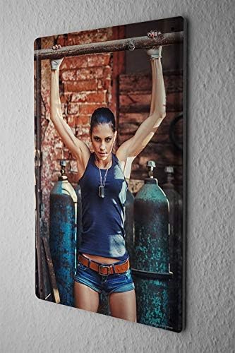 TEcell Tin Sign Bar Restaurant Chin-ups Wall Decor
