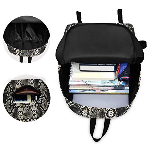 51sMn043GdL PUXUQU Mochila escolar para niños con estampado de serpiente, mochila de día y viaje, ligera, para niños y niñas PUXUQU Mochila escolar para niños con estampado de serpiente, mochila de día y viaje, ligera, para niños y niñas - Imagen 6