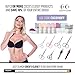 Coco’s Closet Adjustable Bra Extender for Backless Dress - Low Back Bra – 2 Hook Strap Converter -Bra Band Extension Strap - Color Nude