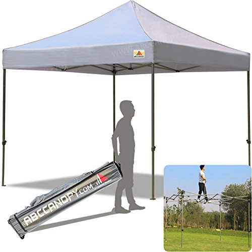 ABCCANOPY 30+colors Pop Up Canopy 10 X 10-feet Commercial Instant Canopy Kit Ez Pop up Tent,Bonu ...