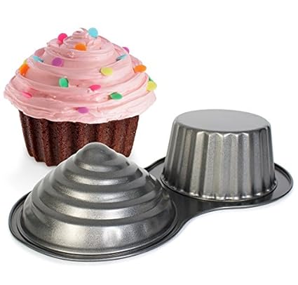 3d Jumbo Giant Cupcake Tin Pan Non Stick Cup Cake Mold By