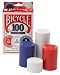 Bicycle Poker Chips - 100 count with 3 colors