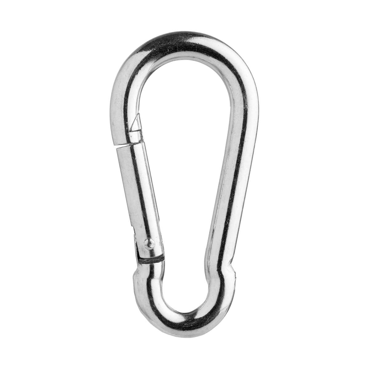 Hardware Solutions - 10 x M5 Snap Hooks/Caribiner clips For Hanging Key Fobs, Pet Leads and Securing Chains & Ropes - M5- Zinc Plated - Pack of 10