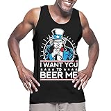 Mens I Want You To Beer Me Tank Top T-shirt