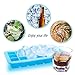 L-Fine Silicone Ice Cube Trays with Lids 21 Large Ice Cube Easy to Release and Dishwasher Safe