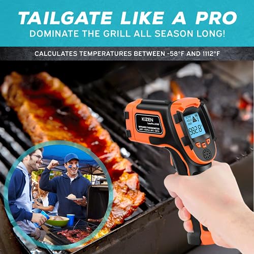 KIZEN Infrared Thermometer Gun (LaserPro LP300) Handheld Heat