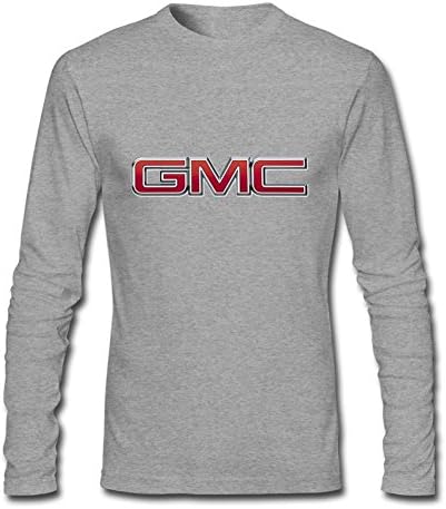 Libling Men's GMC Logo Long Sleeve T-Shirt Medium Grey