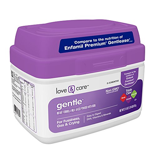 Love & Care Gentle Infant Formula Milk-based Powder With Iron Non-gmo, 21.5 Ounce - Thumbnail 2