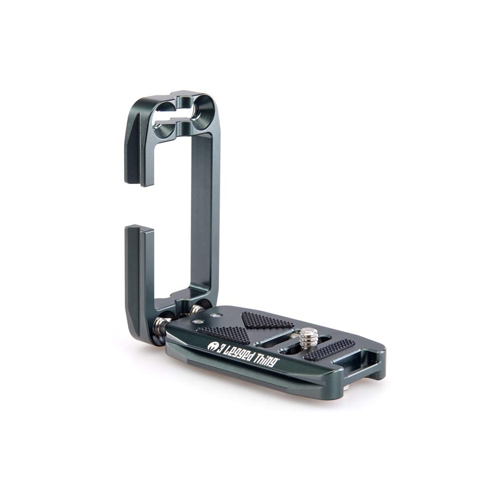 3 Legged Thing Ellie Short Universal Camera L-Bracket - Arca Swiss Compatible L-Bracket for Use with Multiple Camera Makes & Models with Shorter Base - Grey (ELLIE-S-G)