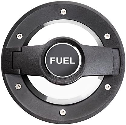 Gas Cap Cover for Jeep Wrangler Fuel Filler Door Cover Gas Tank Cap 4 Door 2 Door Wrangler JK 2007-2017