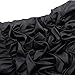 Tiered Tail Skirt Black Pinstirpe Gothic Victorian Steampunk XL Black