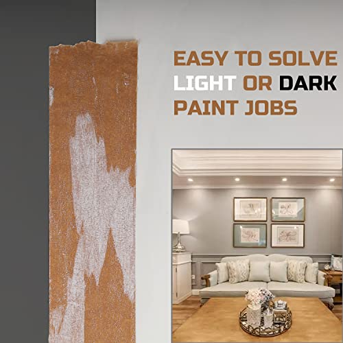 Lichamp 4 Pack Brown Painters Tape 2 inch Wide, Medium Adhesive Brown
