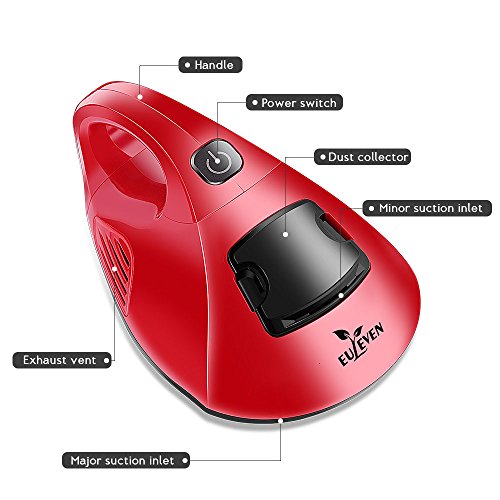 Euleven UV Handheld Vacuum Cleaner with Advanced HEPA Filtration for