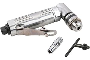 YsXoWiui Air Power Drill 1/4inch Pneumatic Right Angle Drill Compact for Home Improvement