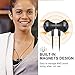 Wireless Headphones, Lightweight Sport Earphone, HiFi Stereo Magnetic Earbuds Bluetooth Headphones, Tangle Free, HD Buit-In Mic, Support 2 Devices, for Samsung Galaxy S9, Jogging, Running, Gym (Black)