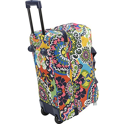 Vera Bradley Luggage Women’s Lighten Up Wheeled Carryon Nomadic Floral