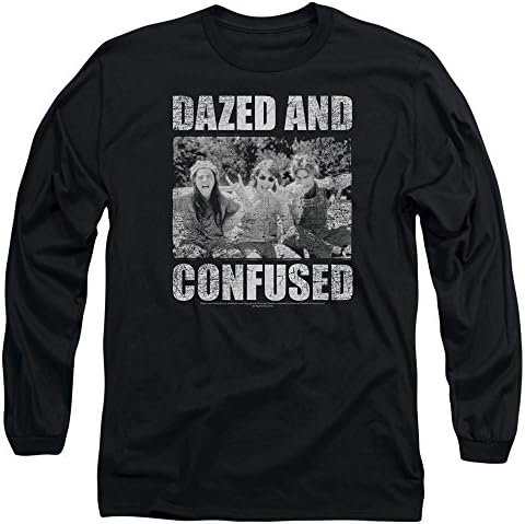 Dazed And Confused Rock On Mens Long Sleeve Shirt Black MD