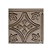 FASÄDE Traditional Style/Pattern 1 Decorative Vinyl Backsplash Panel in Argent Bronze (6X6 Inch Sample)